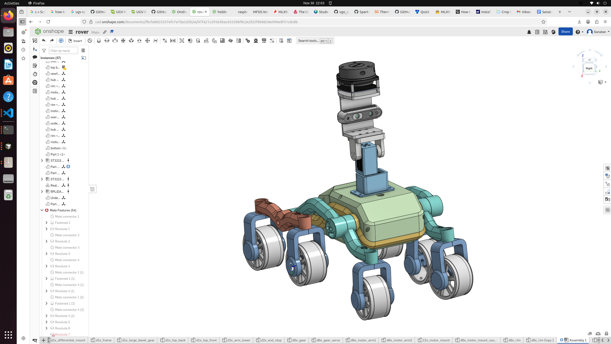 Rover CAD Model